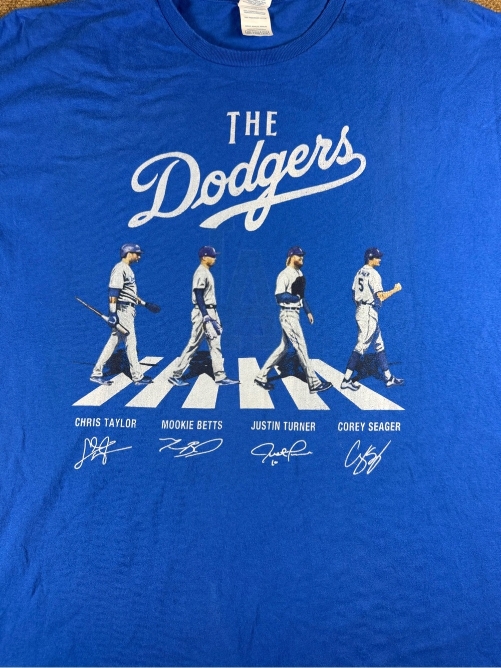 The Dodgers Abbey Road Los Angeles Dodgers Shirt 3XL 100% Cotton - Picture 2 of 9